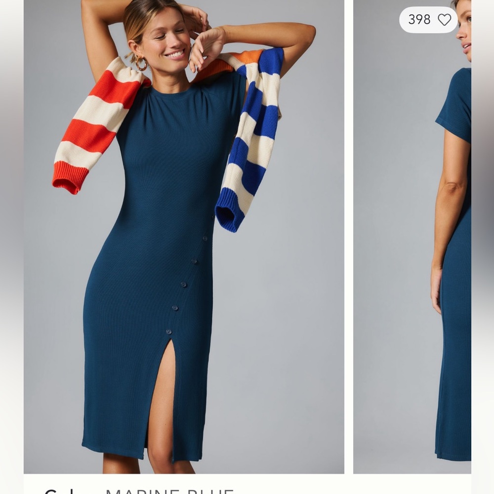 Mid length cotton, spandex dress fromAnthropologie. Never warn, no tags.